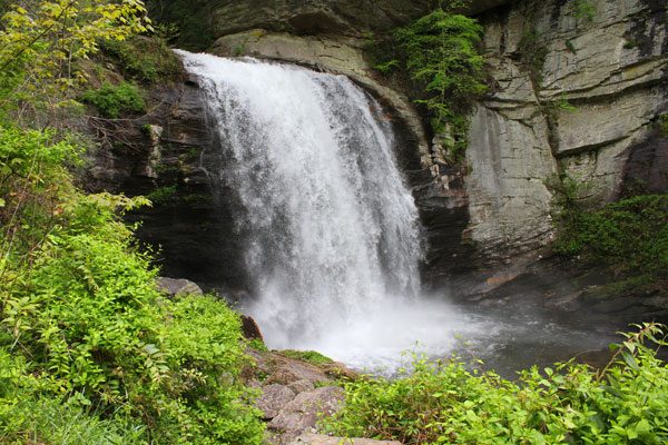 Looking Glass Falls-Pisgah National Forest-Brevard NC