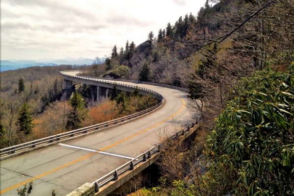 Linn Cove Viaduct-Blue Ridge Parkway-Milepost 304-Tanawha Trail