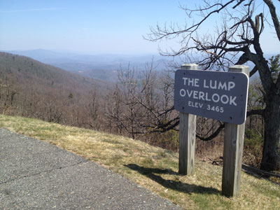 The Lump Trail-Blue Ridge Parkway-Milepost 264.4