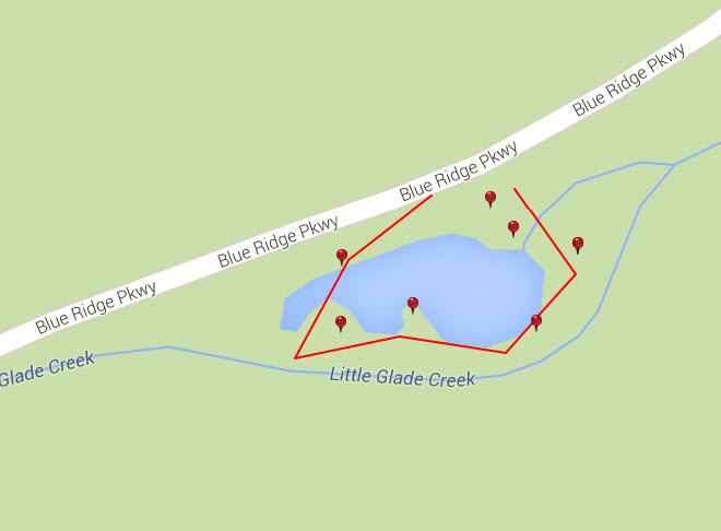 little glade mill pond trail map