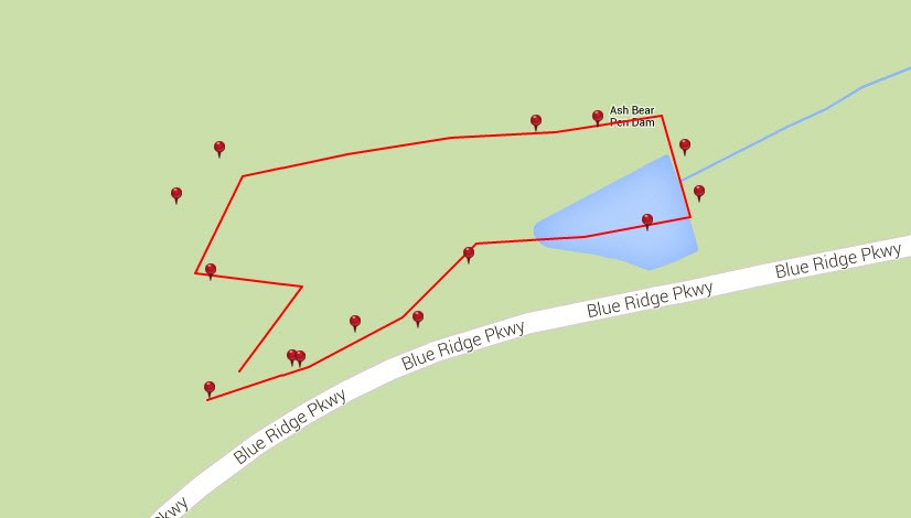 cold prong trail map