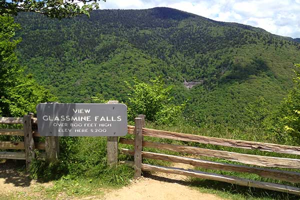 Glassmine Falls-Blue Ridge Parkway-Milepost 361.2