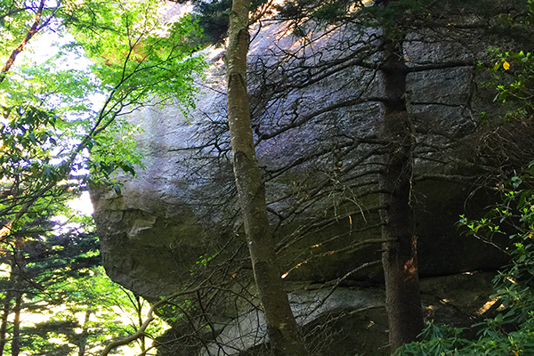 Stack Rock Overlook-Blue Ridge Parkway-Milepost 304.8