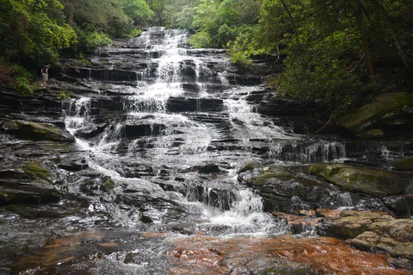 Minihaha 60 foot waterfall North Georgia Mountains